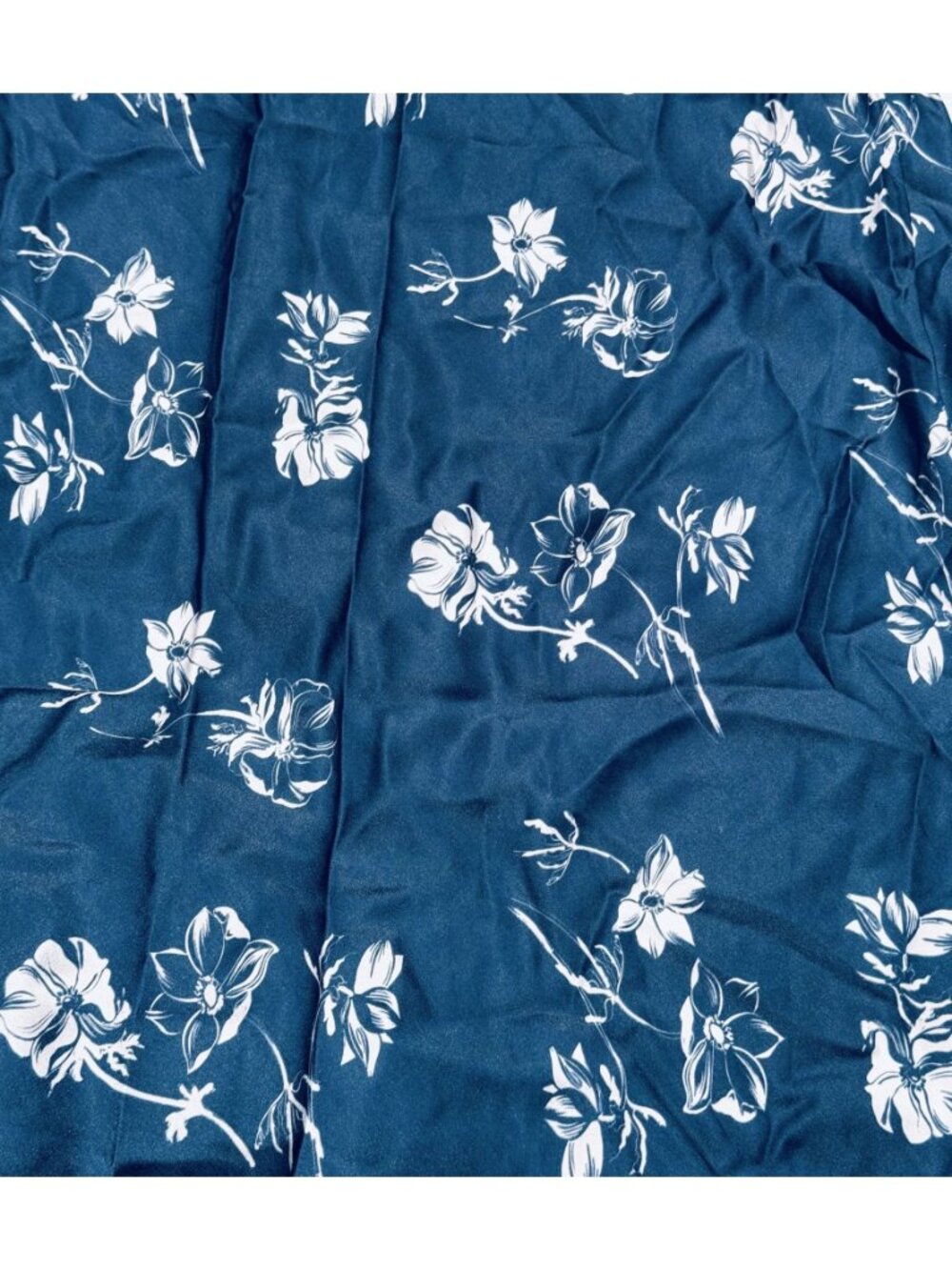 Urban Outfitters Womens Floral Maxi Skirt Blue Polyester Size S/P New With Tags - Picture 2 of 4